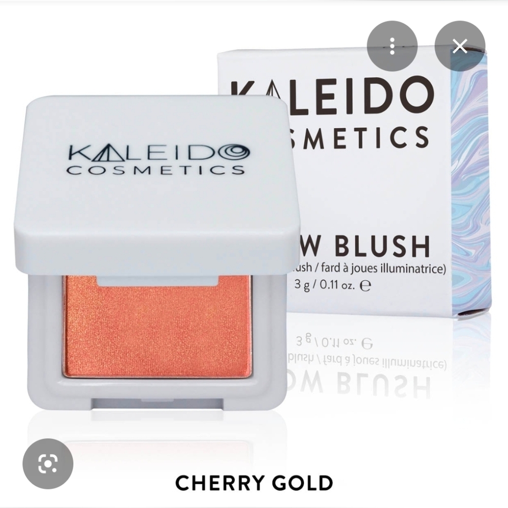 Kaleido Cosmetics Glow Blush in Cherry Gold 0.11oz BNIB